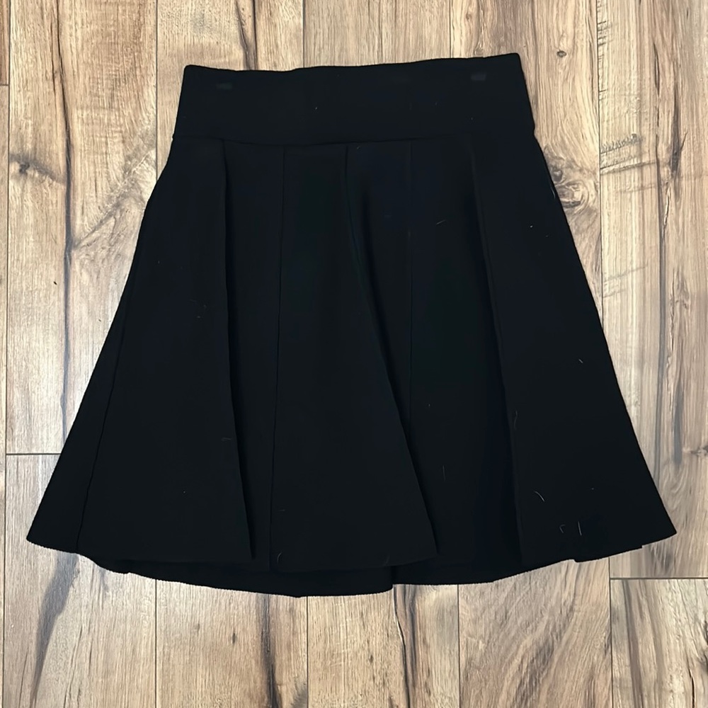 Pleated Black Skirt